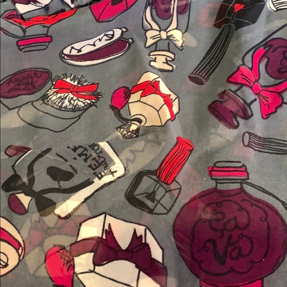 Cap Sleeve Button Up Blouse with Ruffle Front - Picture 7 of 7